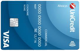 Carta di debito Always - Conto Imprendo One Unicredit